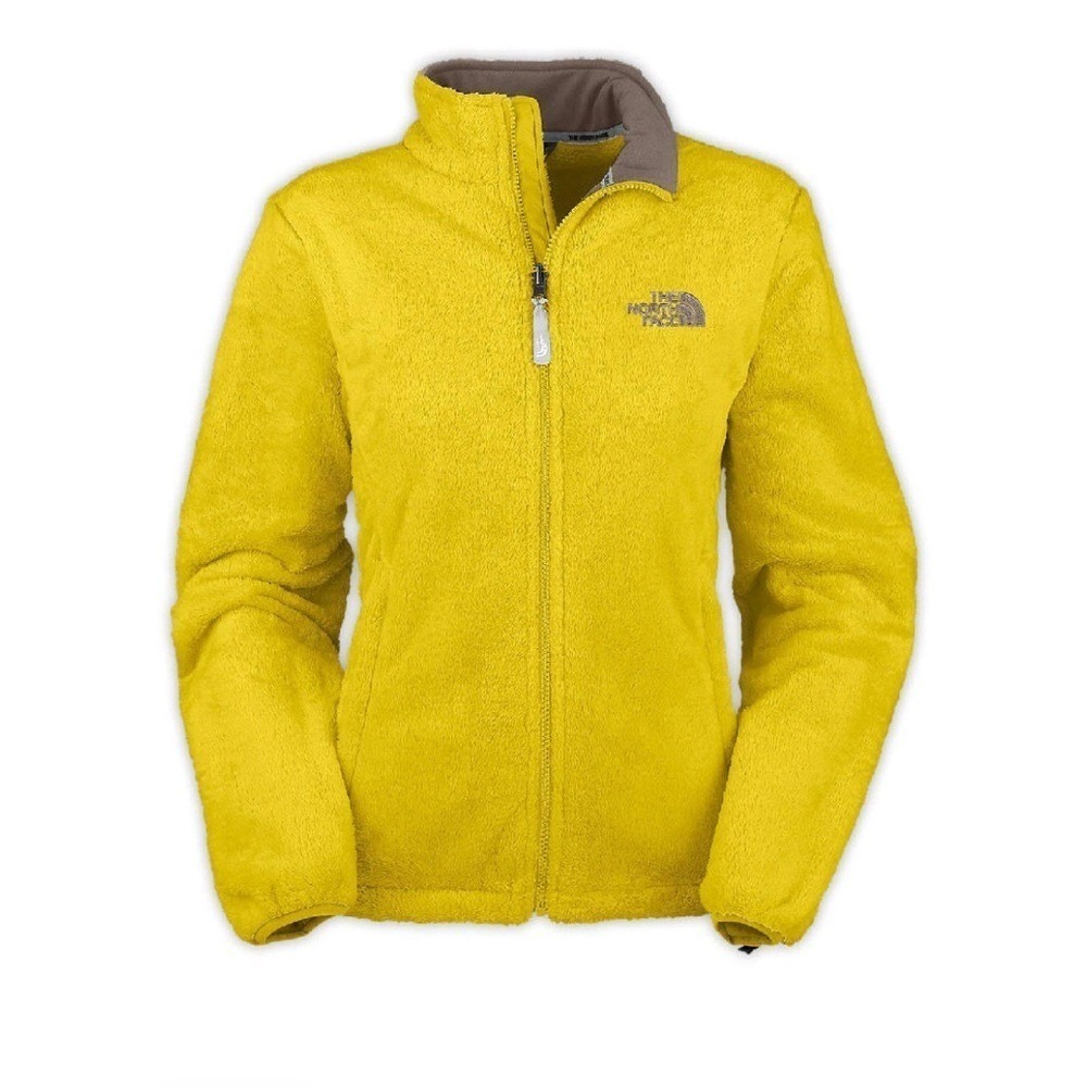 The North Face Womens Osito Jacket Size Medium Yellow Sherpa Lightweight